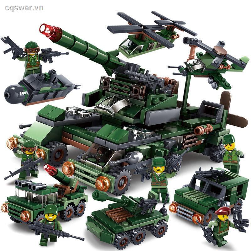 insTương thích với Lego Phantom Ninja khối xây dựng quân đội cảnh sát cứu hỏa xếp hình trẻ em lắp ráp xe tăng quà tặng cậu bé 10 tuổi <