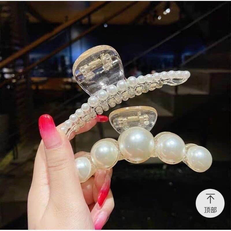 Set 5 kẹp ngoạm &amp; chun tóc, phong cách hàn quốc