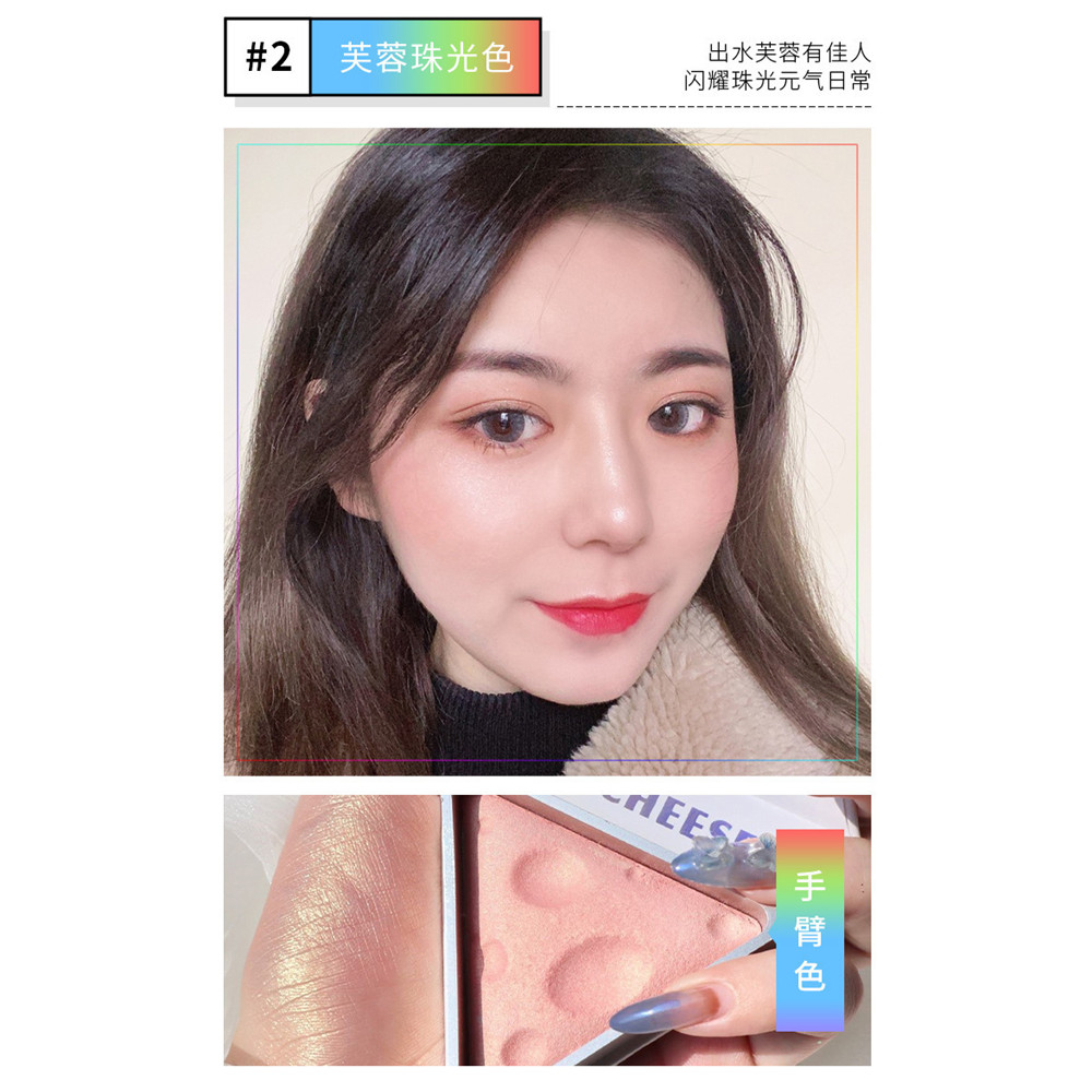 (Hàng Mới Về) Phấn Má Hồng Bắt Sáng Ánh Ngọc Trai Tuyệt Đẹp Trang Điểm | BigBuy360 - bigbuy360.vn