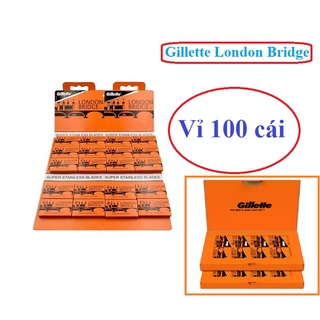 Lưỡi Lam Gillette London Bridge - Vỉ 100 Cái/ Vỉ 110 Cái