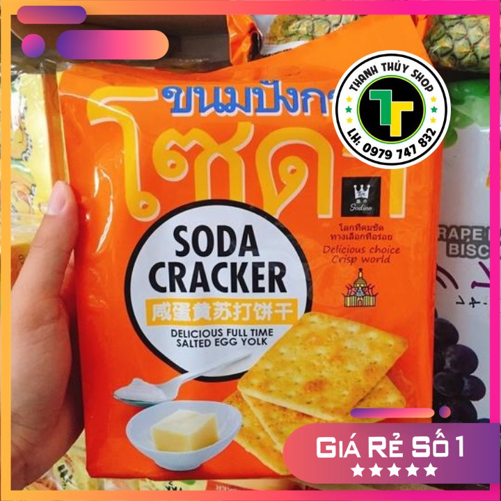 Bánh quy mặn Thái Lan giòn rụm ngon banh nóc có thể ăn kiêng chọn vị ngẫu nhiên loại 400g | BigBuy360 - bigbuy360.vn