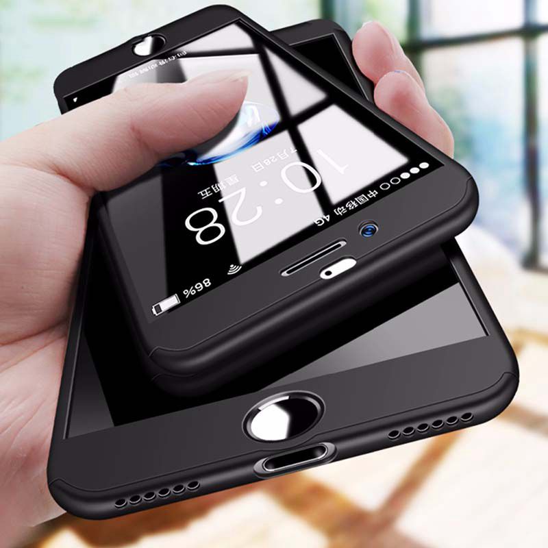 Ốp điện thoại chống sốc 2 mặt thích hợp cho iPhone 12 Mini Pro 12Pro Max 5 5s SE 6 6s 7 8 Plus 6sPlus 6Plus 7Plus