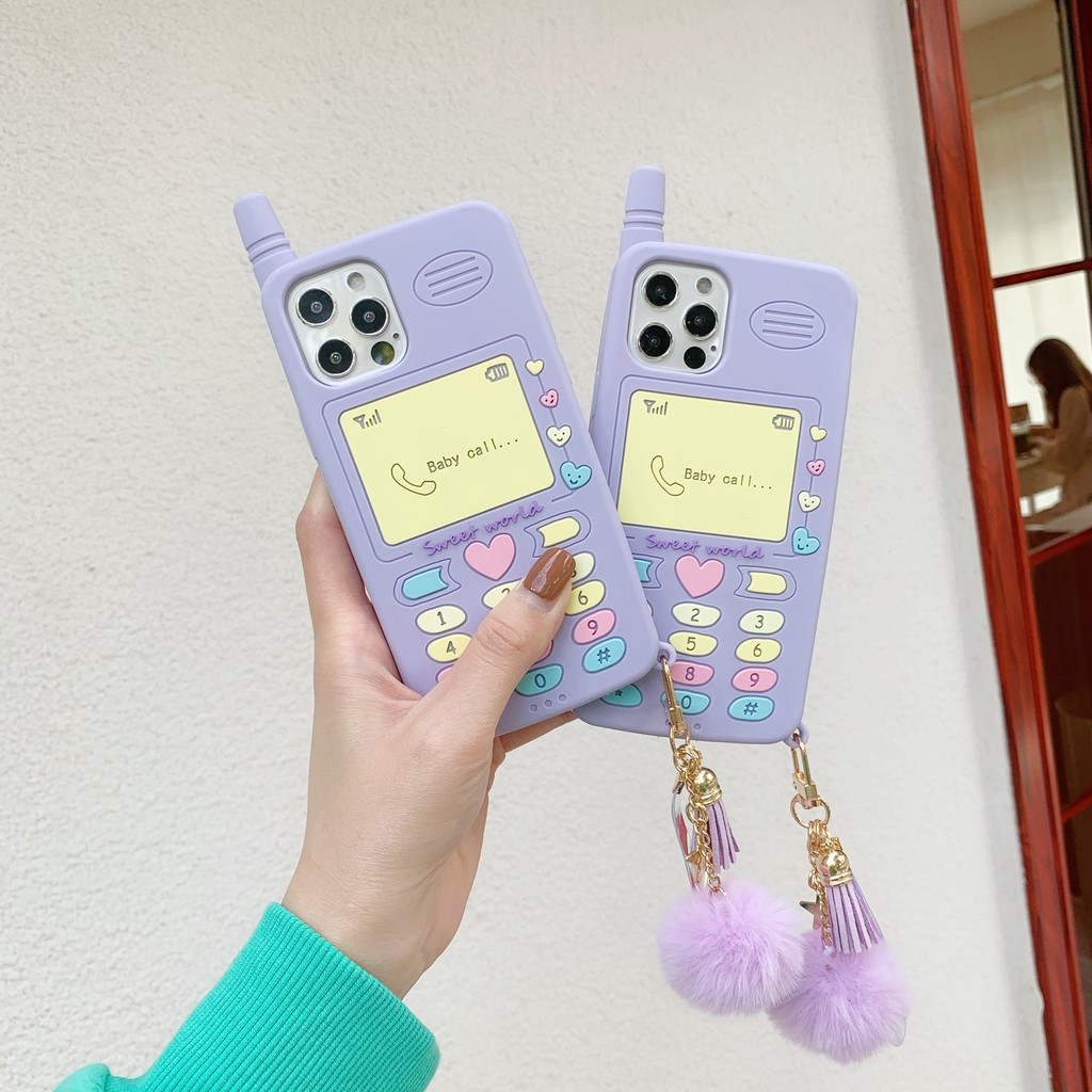 Ốp Điện Thoại silicone Mềm Có Móc Khóa Cho iPhone 14 pro Max 14 plus 14 7 8 plus x xs Max x 11 pro 12 12 pro 12 13 pro Max