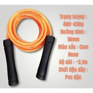 Dây Nhảy Thể Lực - Heavy Rope 10mm - Dây Nhảy Thể Dục - Dụng Cụ Tập Luyện - Jump Rope VN