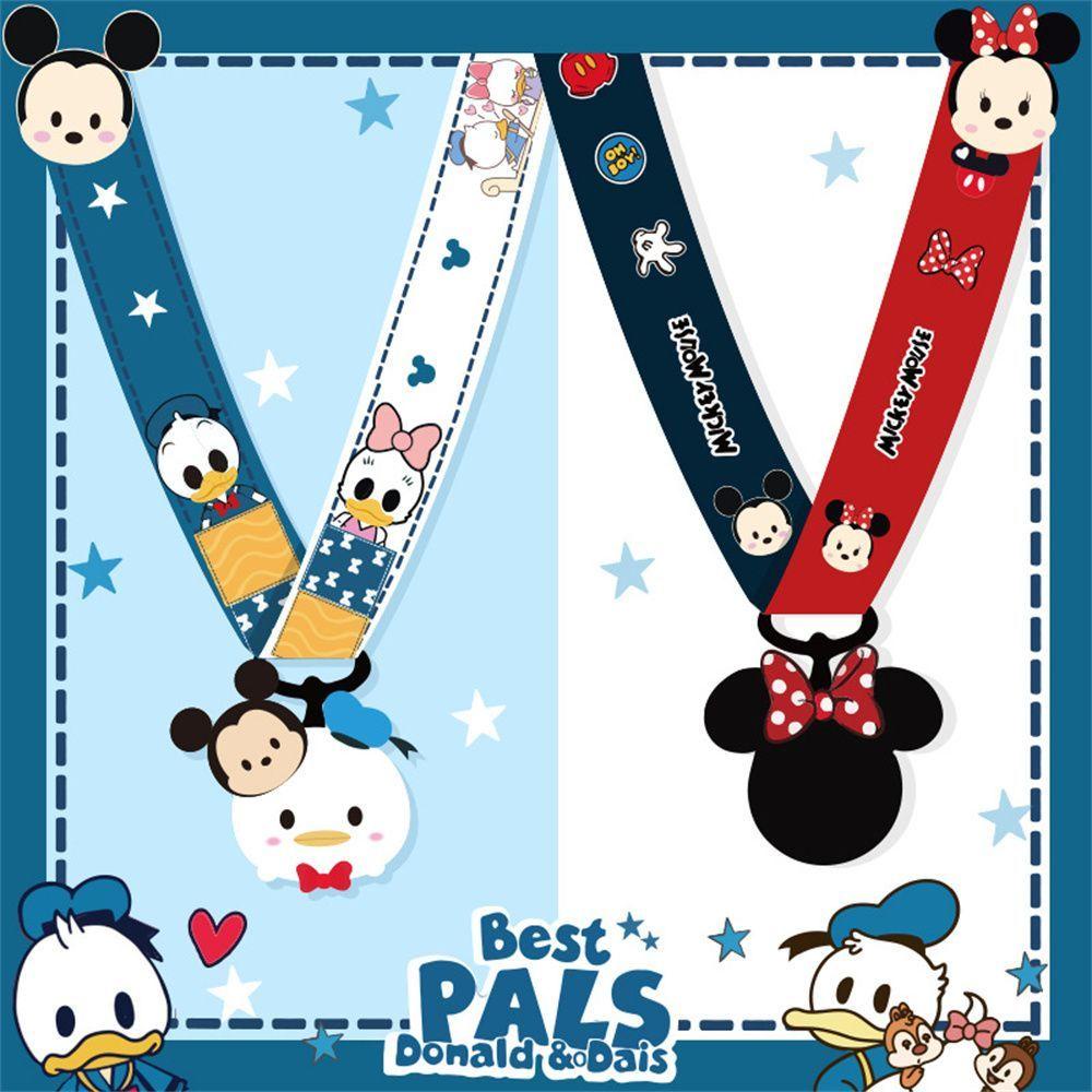 Glees Dây Đeo Điện Thoại Bằng Polyester Hình Anime Pikachu Chuột Mickey