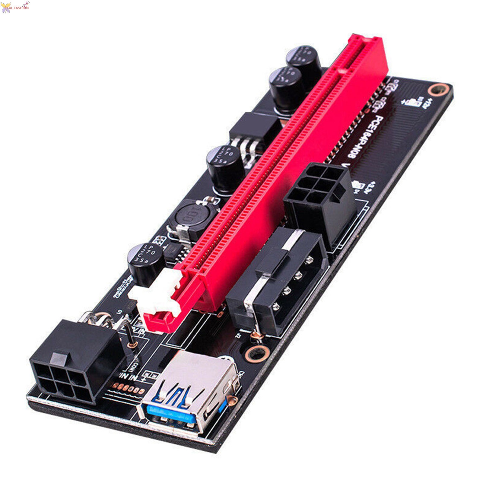 Card Chuyển Đổi Usb 3.0 Pci-Ever 009s Express 1x 4x 8x 16x 15-pin Sang 6-pin