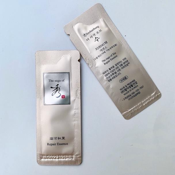 SAGE OF XIU - 10 gói tinh chất chống lão hoá da cao cấp dòng Saga Repair Essence date 7/2024