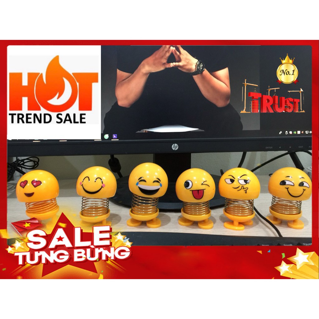  [ REVIEW VIDEO + ẢNH THẬT ] Thú Nhún Emojji - SIÊU HOT - CON LẮC LÒ XO - CÓ ĐÓNG HỘP 