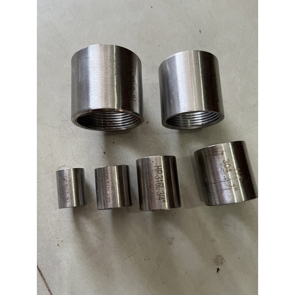 Măng xông ren trong inox 304  21 27 34 42 49 60 khớp nối ren trong
