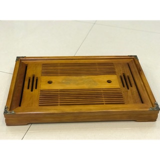 Khay gỗ đựng ấm chén