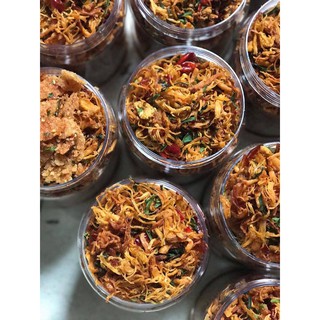 Combo cơm cháy khô gà