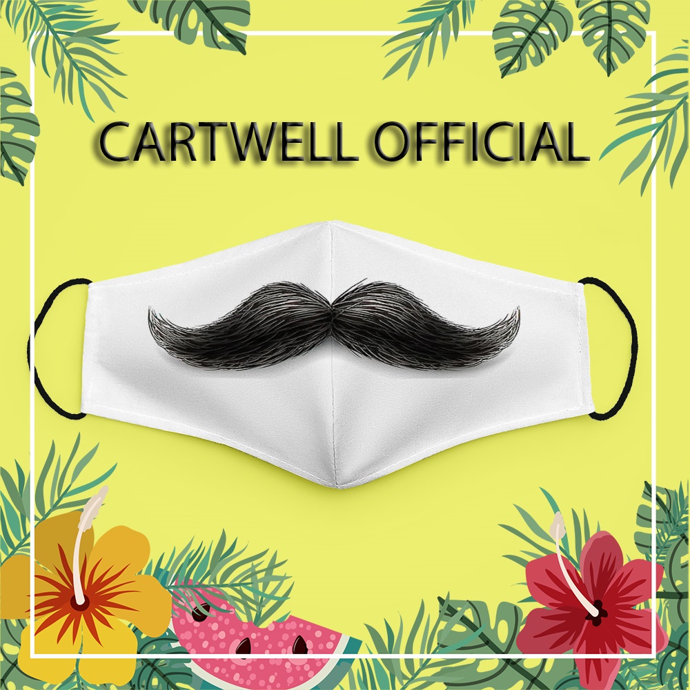 Khẩu trang trẻ em dễ thương vui nhộn cute đáng yêu hoạt hình Hình Vẽ DRAWN CARTWELL có thể giặt và tái sử dụng dây đeo m