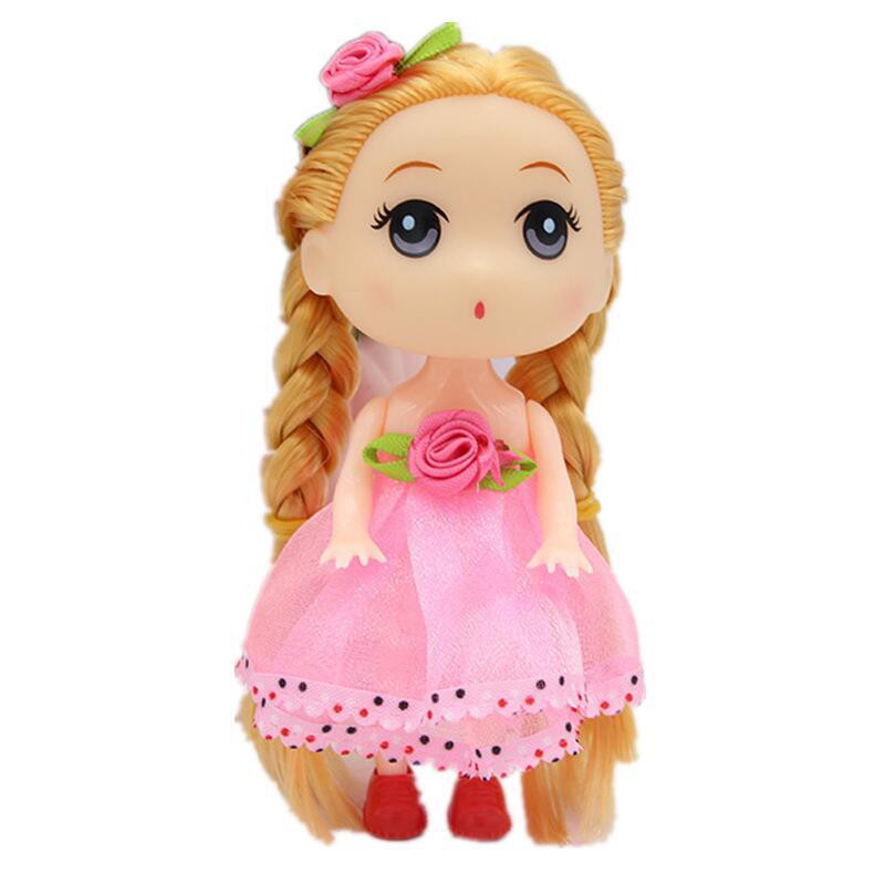 Búp bê chibi có móc khóa treo cặp xinh xắn 12cm loại móc xịn - mẫu 2