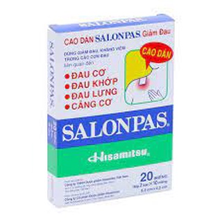 Salonpas ( Cao dán Salonpas )- hộp 10/ 20 /40 miếng