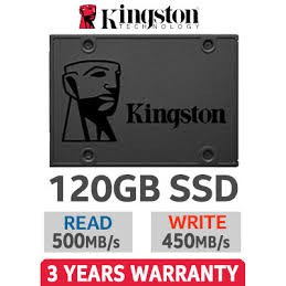 SSD Kingston 120GB A400 Vĩnh Xuân/Viết Sơn phân phối- Chính Hãng 100%, Bảo Hành 3 Năm