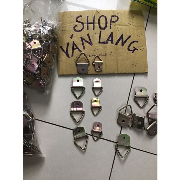 Khuy ảnh, khuy tam giác, móc treo tranh tam giác đủ cỡ