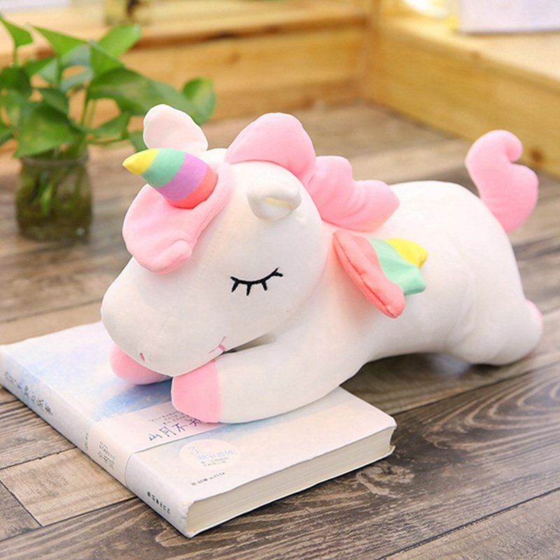 Thú nhồi bông thiết kế hình kỳ lân cỡ lớn xinh xắn