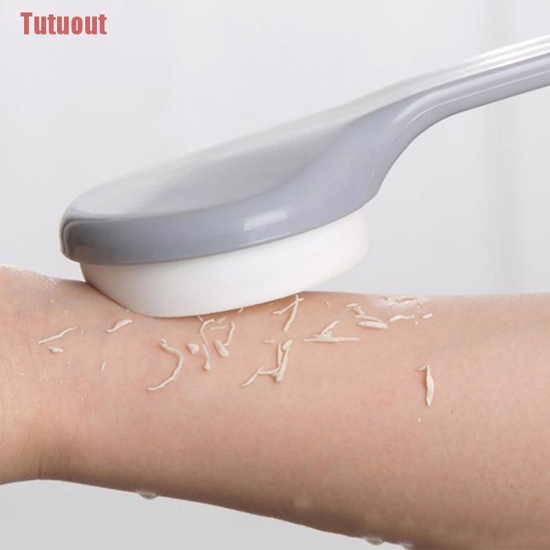 Bàn chải chà lưng tẩy tế bào chết với tay cầm dài tiện dụng