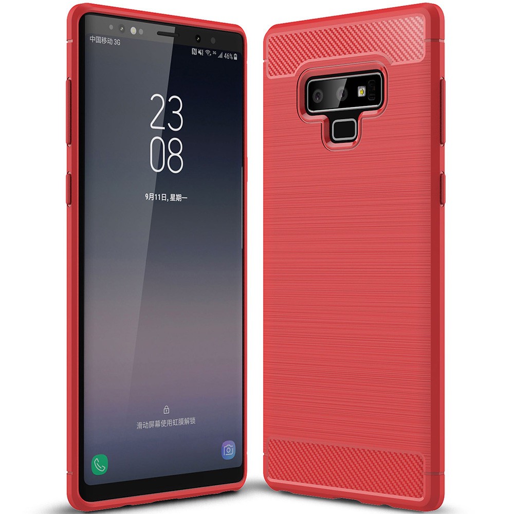 Ốp điện thoại TOPEWON dẻo sợi carbon thời trang cho Samsung Galaxy Note 9