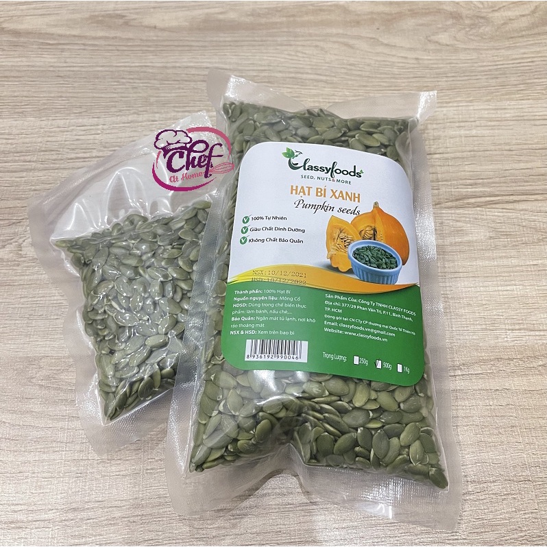 Hạt bí tách vỏ 100gr