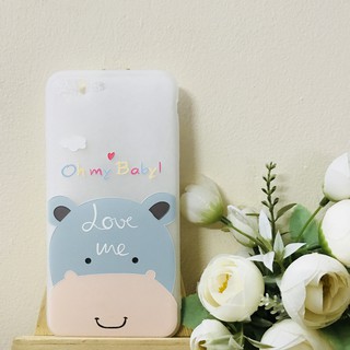 Ốp lưng Iphone dẻo đục hà mã Love me