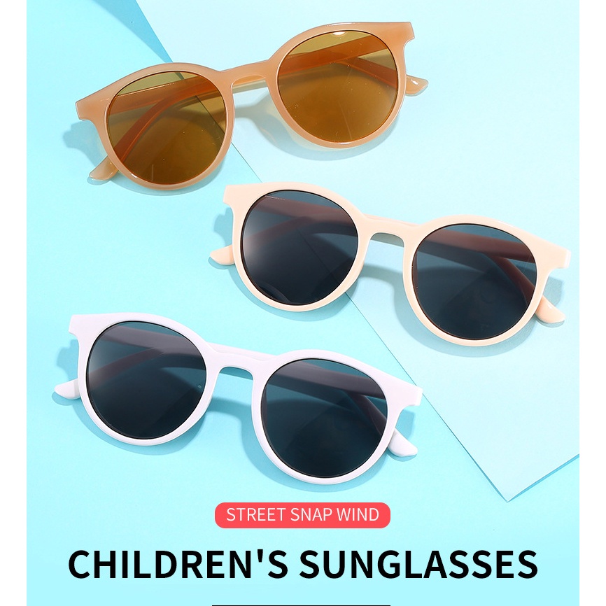 Kính mát chống tia UV phong cách Hàn Quốc đáng yêu cho bé