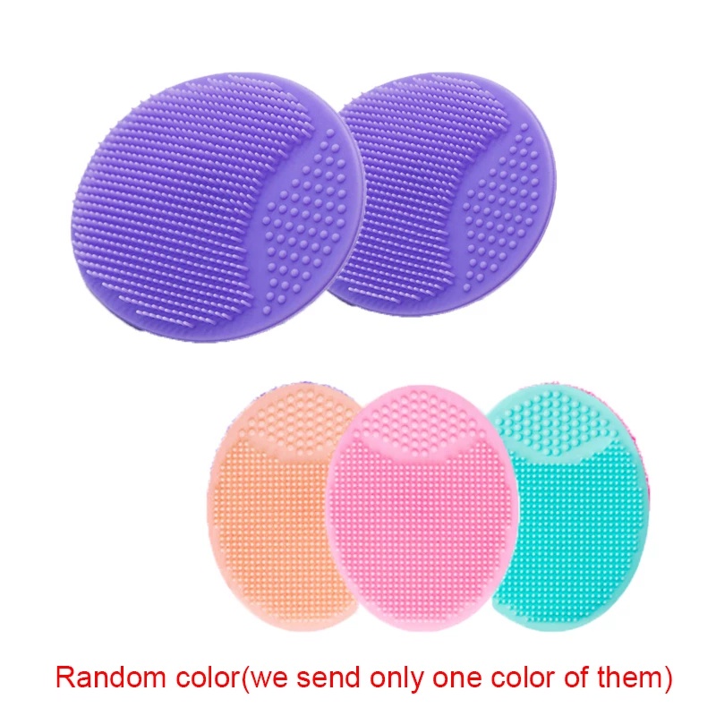 Bàn chải silicone rửa mặt tẩy tế bào chết cho bé