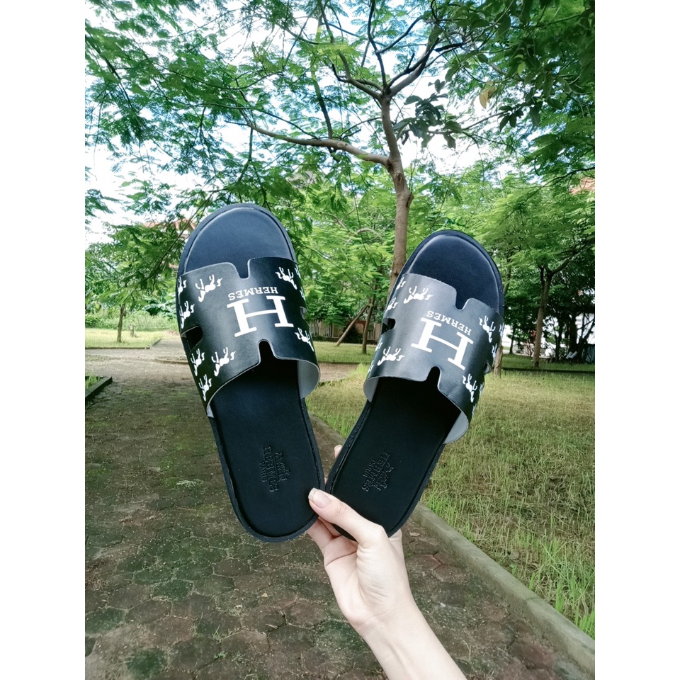 Dép nam quai ngang H M mẫu mới cực sang cực chất,hot