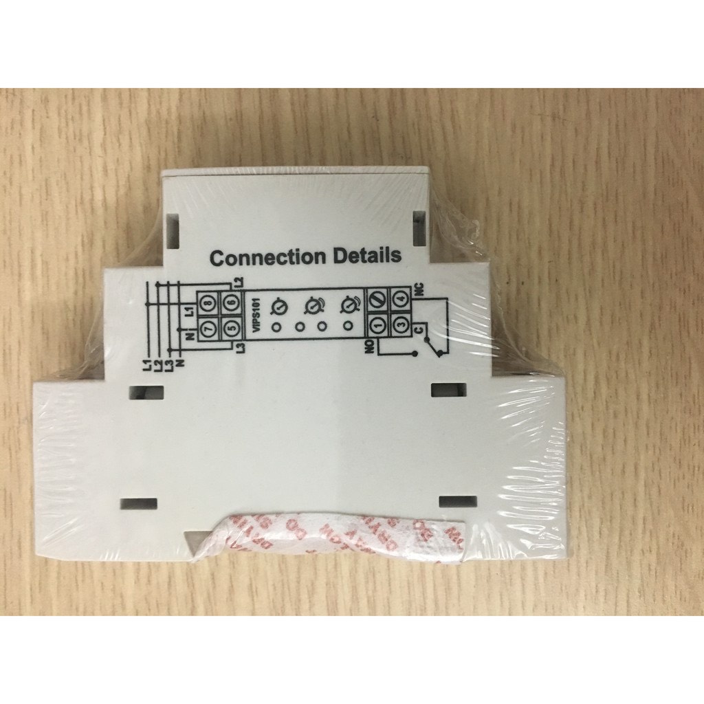 Rơle bảo vệ điện áp 3P+N hoặc 1P+N Veritek VIPS101