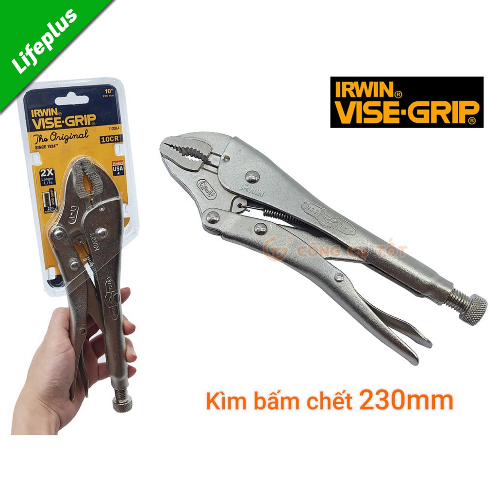 Kìm bấm chết độ bền kép 230mm IRWIN VISE-GRIP