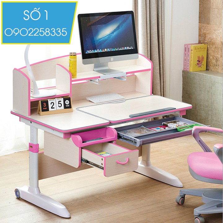 Bàn học chống gù chống cận đa chức năng thông minh - hiện đại dành cho trẻ em đạt tiêu chuẩn chất lượng cao