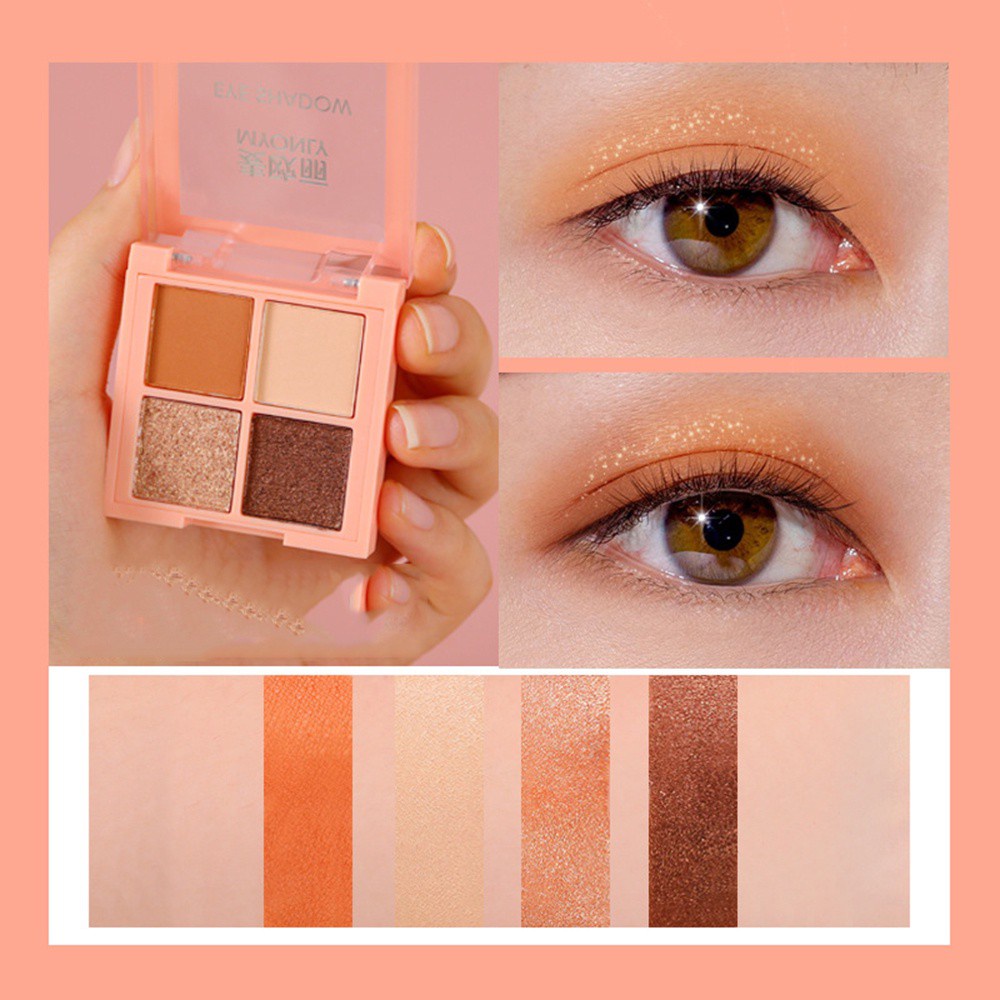 [Hàng mới về] Bảng Phấn Mắt Mihan1 Kháng Nước Và Trang Điểm Lâu Trôi Cao Cấp
