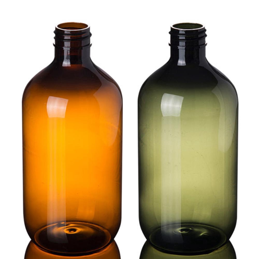 300/500ml Plastic Lotion Container Dispenser Empty Bath Pressed Pump Bottle