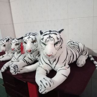 Thú bông Hổ trắng dài 53cm, 73cm