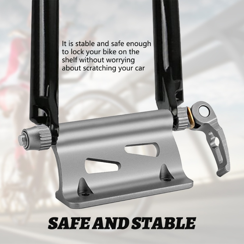Giá Đỡ Gắn Nóc Xe Đạp Tháo Lắp Nhanh Bằng Hợp Kim Nhôm Tiện Lợi