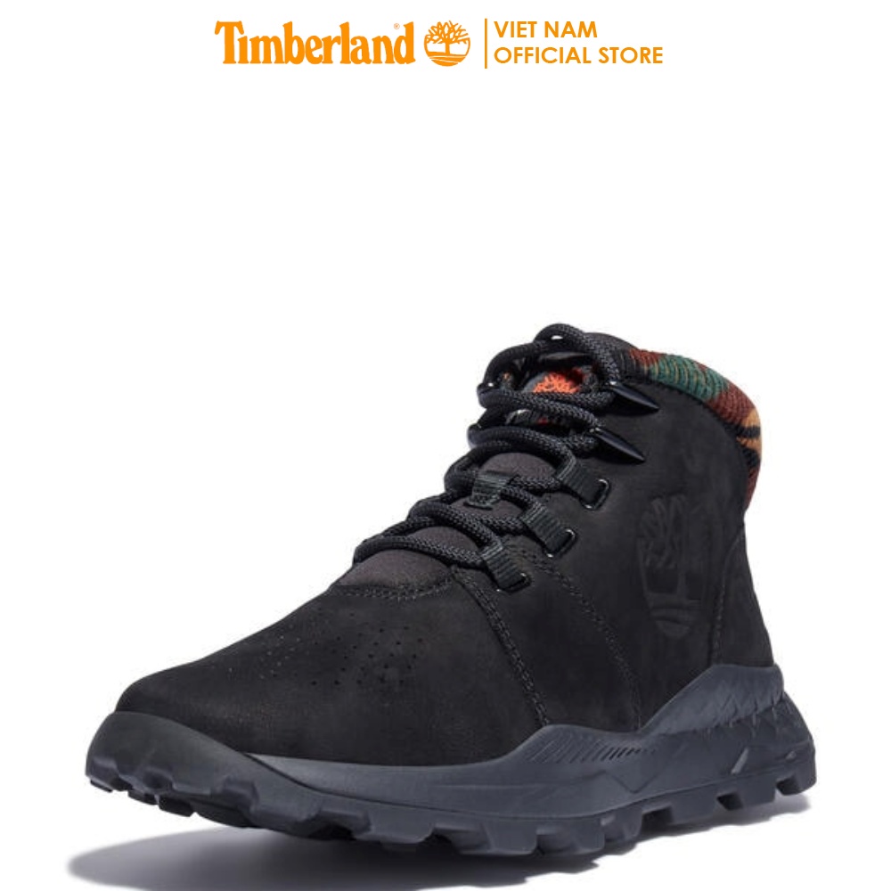 Timberland Giày Thể Thao Nam Brooklyn City Mid - Black Nubuck W Camo - TB0A2GDV