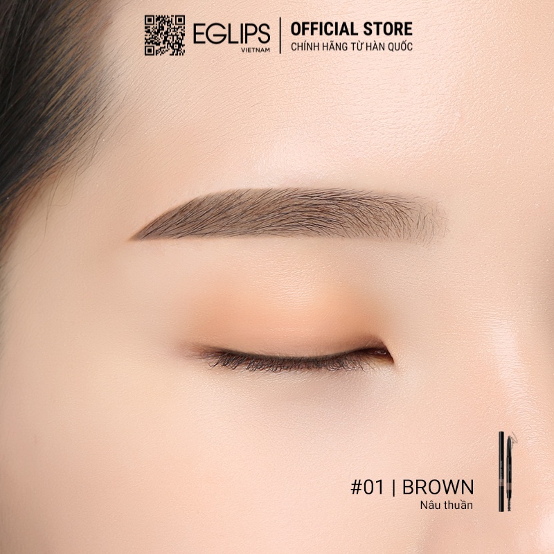 Kẻ mày Eglips Natural Auto Eyebrow (đầu tam giác) 0.3g