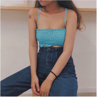 Áo hai dây croptop