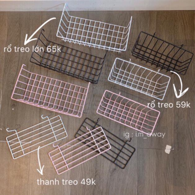 XẢ KHO Phụ kiện Rổ giá lưới trang trí siêu HOT