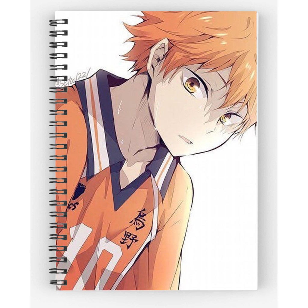 Sổ anime haikyuu nhiều mẫu gáy xoắn