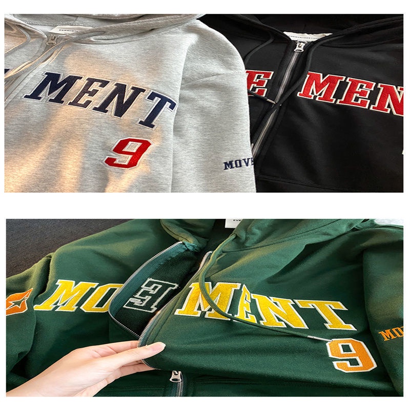 NRVP Áo Hoodie Cổ Tròn Màu Trơn In Hình Thời Trang Phong Cách Hàn Quốc Hàng Mới 2022 Dành Cho Nam Và Nữ