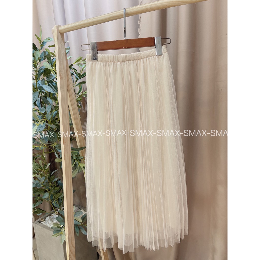 CHÂN VÁY LƯỚI DÀI XẾP LY CHẤT ĐẸP GIÁ HẠT DẺ !!! | BigBuy360 - bigbuy360.vn