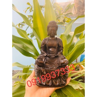 Tượng phật a di đà nâu 18 cm
