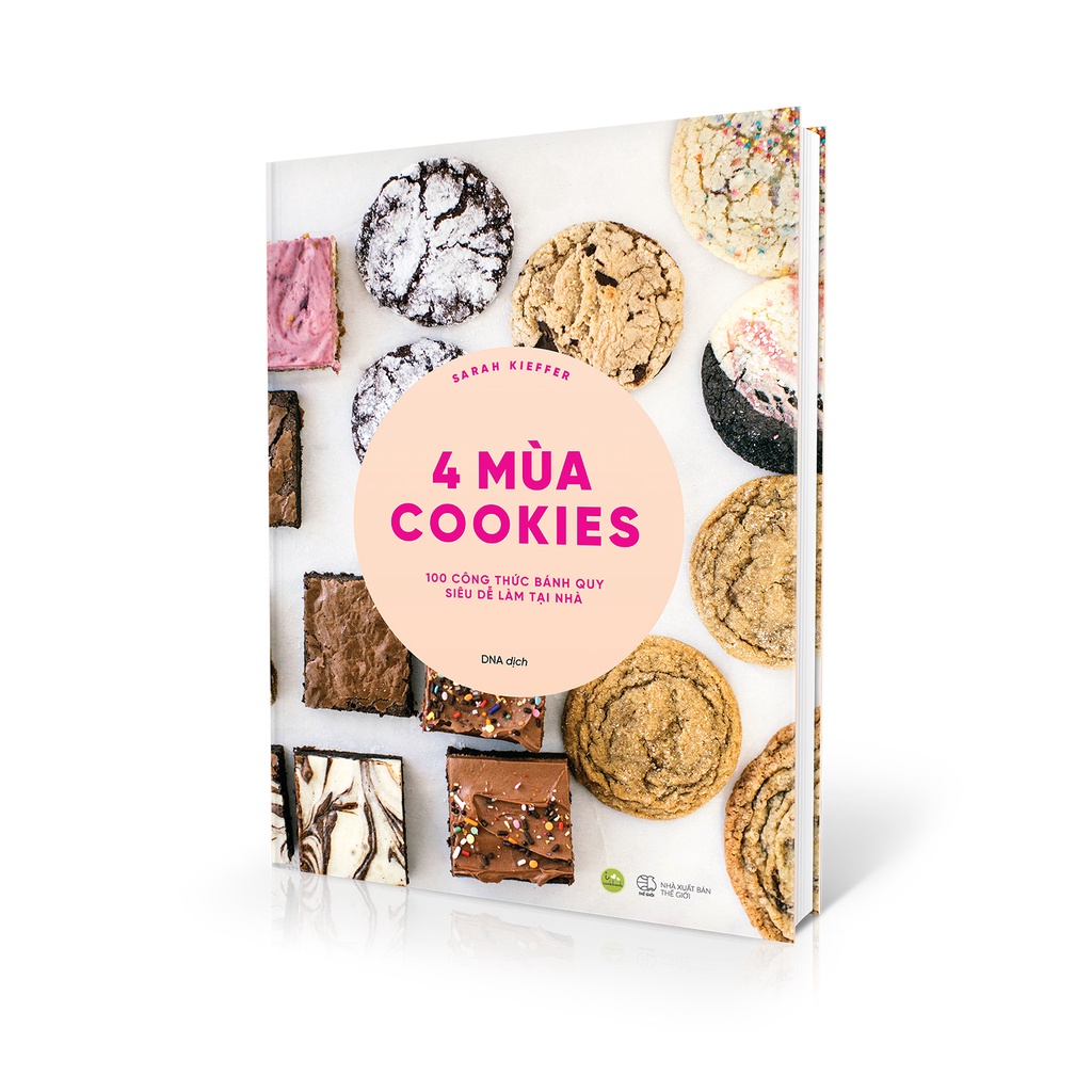 Sách 4 Mùa Cookies - 100 Công Thức Bánh Quy Siêu Dễ Làm Tại Nhà