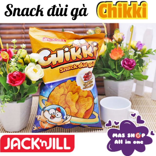 Bánh Snack đùi gà Chikki Jack&amp;Jill® gói 38g