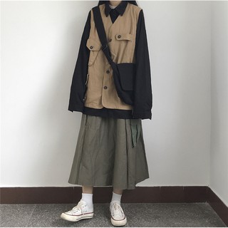 CÓ SẴN - Set váy, sơ mi cùng áo khoác vintage