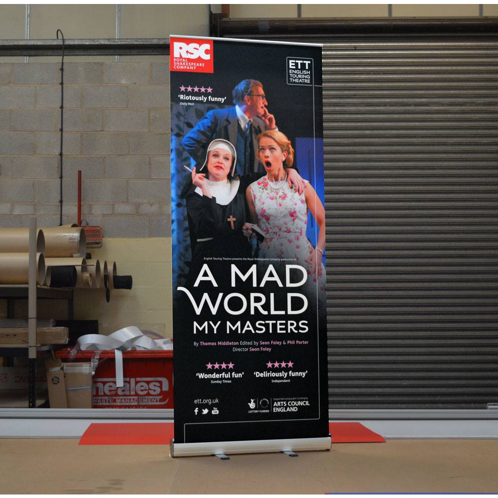 Standee cuốn nhôm tốt size 80*200 cm