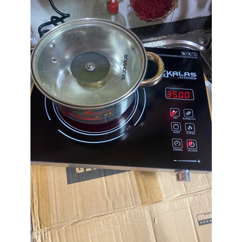 BẾP HỒNG NGOẠI ĐƠN Cao cấp KALAS - Không kén nồi - Công suất 3500W - BH 6 tháng