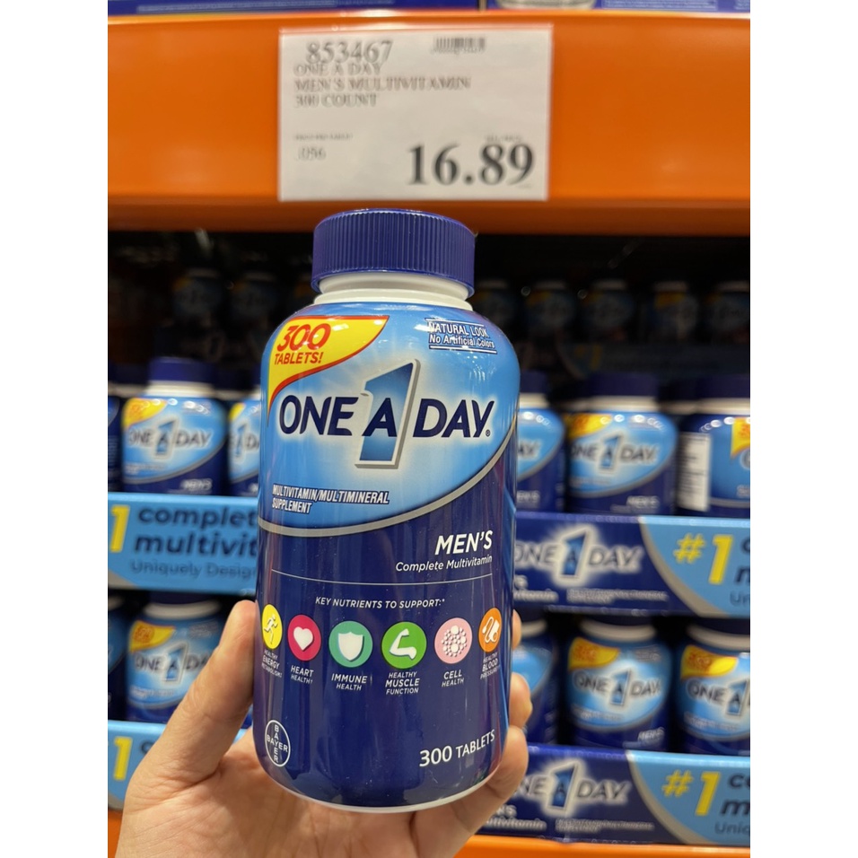 VITAMIN TỔNG HỢP - ONE A DAY DÀNH CHO NAM DƯỚI 50T 300 VIÊN