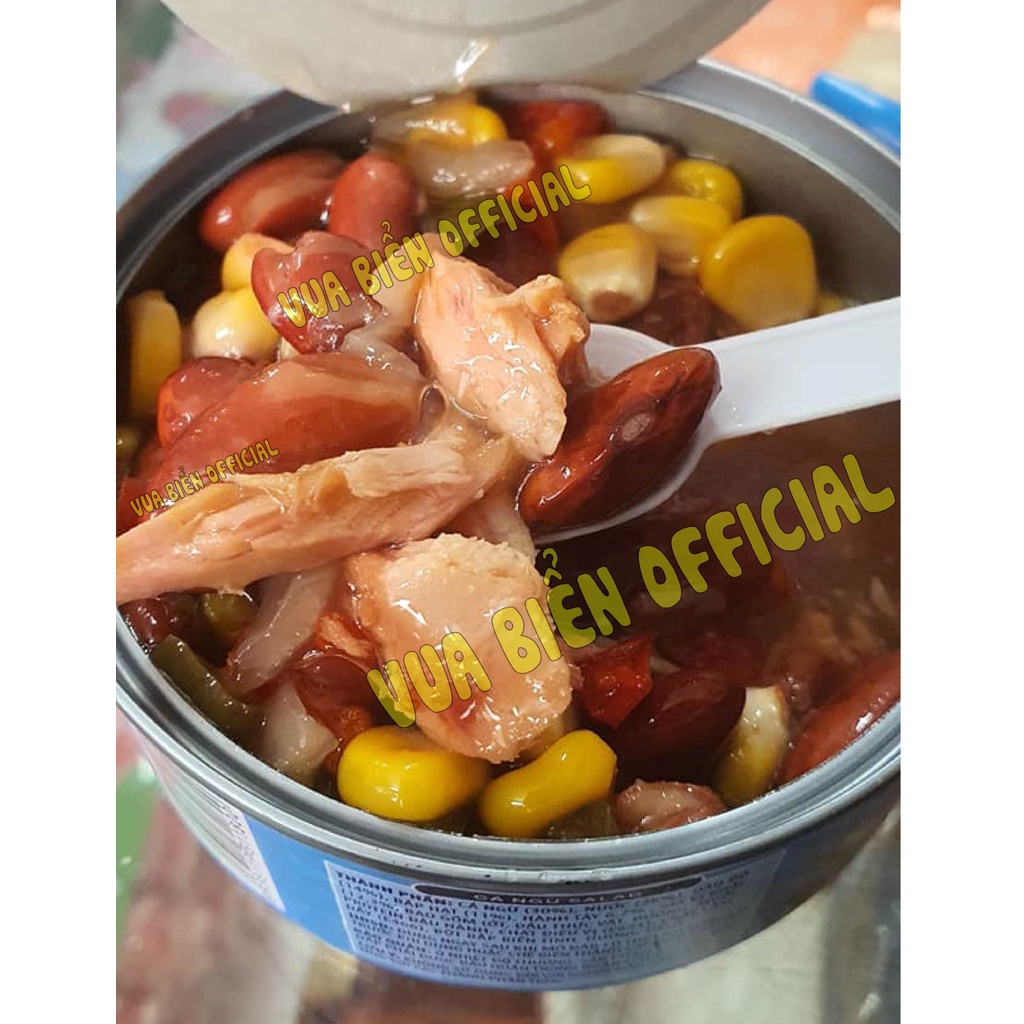 CÁ NGỪ SALAD VUA BIỂN CHÍNH HÃNG - TUNA SALAD 155g - HSD 04/10/2025